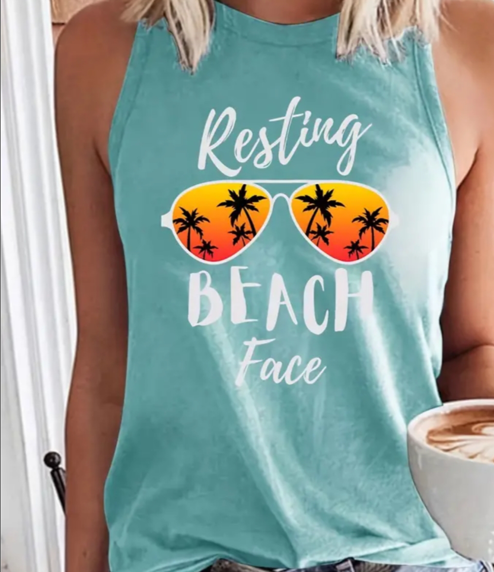 Resting Beach Face