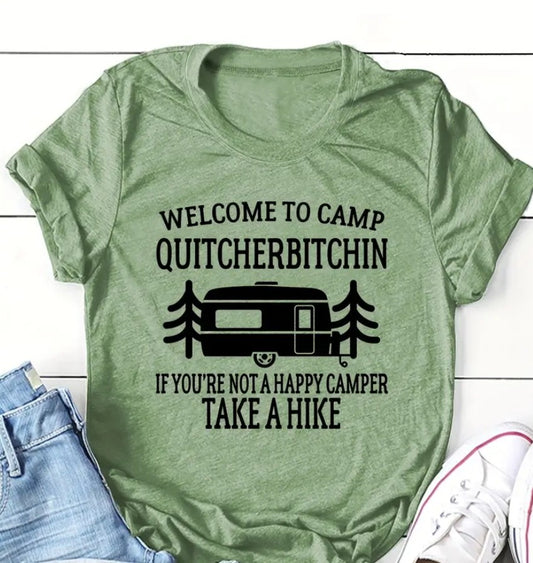 Quitcherbitchin' Green T-shirt (2 colors)